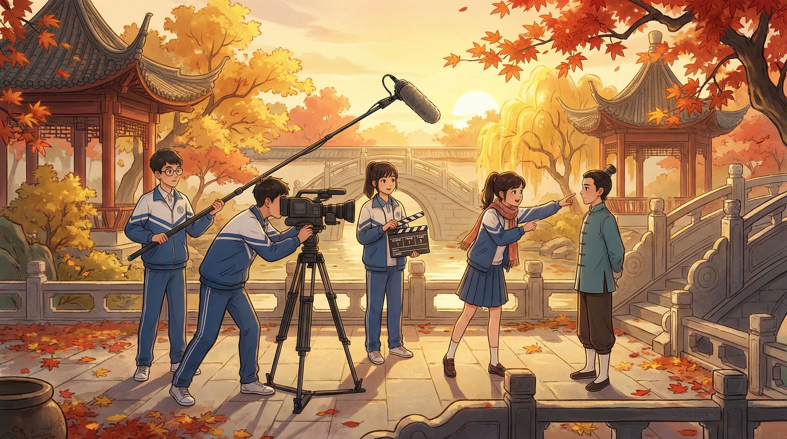 抖音风传媒校园短片